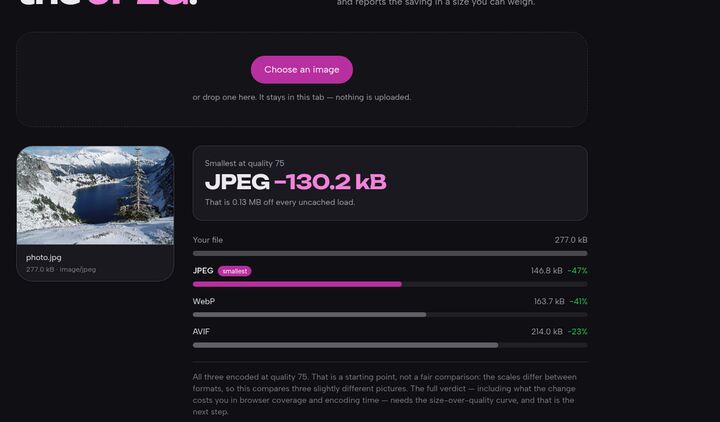 A screenshot of this site's own image tool, showing flat panels, hard edges and text